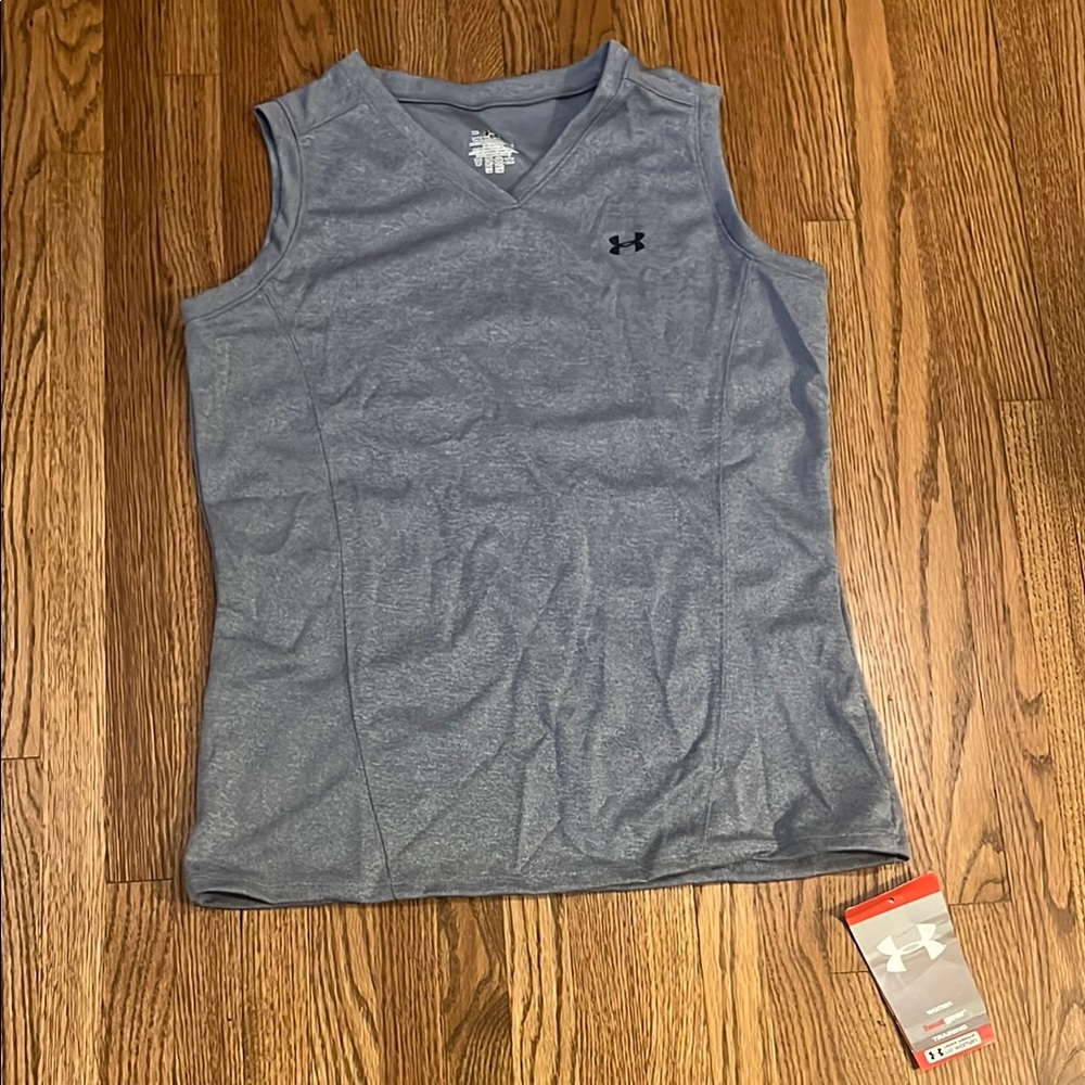 Under Armour Gray Sleeveless Top